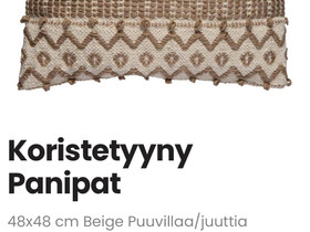 Koristetyyny Panipat 48x48, Matot ja tekstiilit, Sisustus ja huonekalut, Helsinki, Tori.fi Koristetyyny Panipat 48x48, Matot ja tekstiilit, Sisustus ja huonekalut, Helsinki, Tori.fi