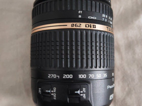 Tamron 18-270mm f/3,5-6,3, Objektiivit, Kamerat ja valokuvaus, Joensuu, Tori.fi Tamron 18-270mm f/3,5-6,3, Objektiivit, Kamerat ja valokuvaus, Joensuu, Tori.fi