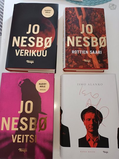 Jo Nesbon kirjoja + Ismo A., Ka...