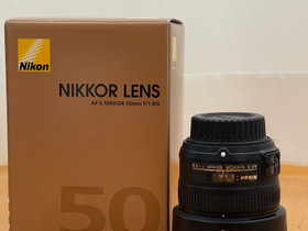 Nikkor AF-S 50mm f/1.8G, Objektiivit, Kamerat ja valokuvaus, Kirkkonummi, Tori.fi Nikkor AF-S 50mm f/1.8G, Objektiivit, Kamerat ja valokuvaus, Kirkkonummi, Tori.fi