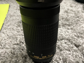 Nikon 70-300 mm f/ 4.6-6.3 G ED objektiivi, Objektiivit, Kamerat ja valokuvaus, Espoo, Tori.fi
