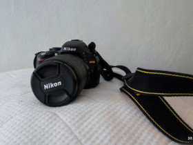 Nikon D5100 järjestelmäkamera, Kamerat, Kamerat ja valokuvaus, Valkeakoski, Tori.fi