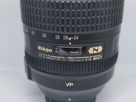 Nikon Nikkor 24-120mm f4 VR, Objektiivit, Kamerat ja valokuvaus, Kontiolahti, Tori.fi