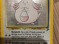 Chansey pokemon kerily kortti