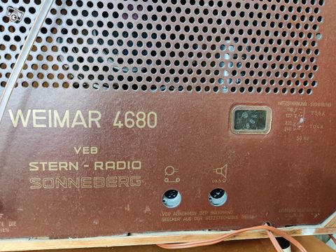 Weimar 4680 putkiradio, Muu ker...