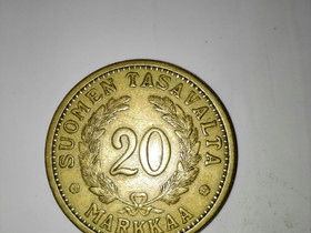 20markkaa,vuodelta 1937, Rahat ja mitalit, Keräily, Pori, Tori.fi 20markkaa,vuodelta 1937, Rahat ja mitalit, Keräily, Pori, Tori.fi