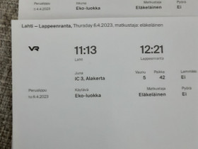 Junalippu, Matkat, risteilyt ja lentoliput, Matkat ja liput, Lappeenranta, Tori.fi Junalippu, Matkat, risteilyt ja lentoliput, Matkat ja liput, Lappeenranta, Tori.fi