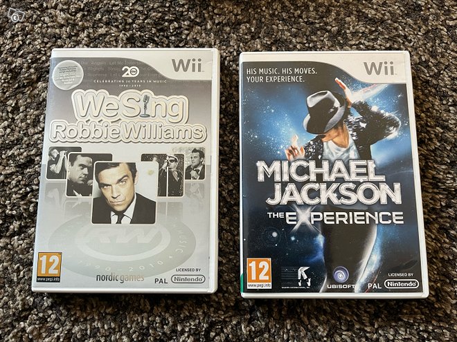 Wii pelit Robbie Williams ja Michael Jackson, ...