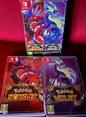 Nintendo Switch Pokemon Scarlet & Violet pelit,...