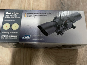 ASG 1752 Strikesystem red/dot kiikaritähtäin, Metsästysoptiikka, Metsästys ja kalastus, Sastamala, Tori.fi ASG 1752 Strikesystem red/dot kiikaritähtäin, Metsästysoptiikka, Metsästys ja kalastus, Sastamala, Tori.fi