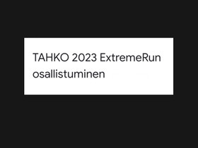 2 lippua Tahko ExtremeRun, hinta yhteensä 60, Keikat, konsertit ja tapahtumat, Matkat ja liput, Tampere, Tori.fi