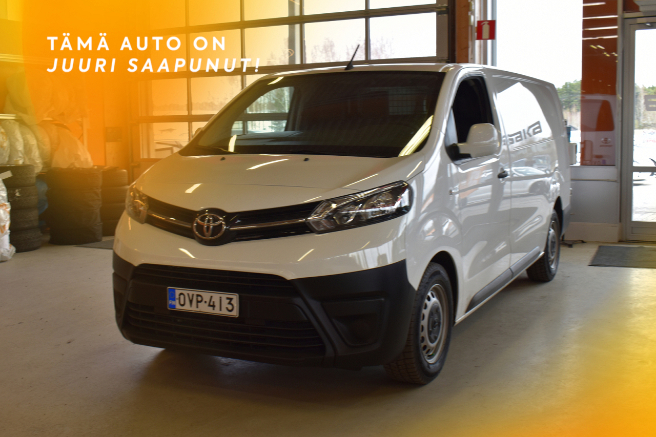 Toyota Proace L2 2,0 D 120 * ALV / 1-om. Suomi-auto / Merkkihuollot /  Puolinahat / Cruise / Vetokoukku * | Myydään | Tori Autot | Tori