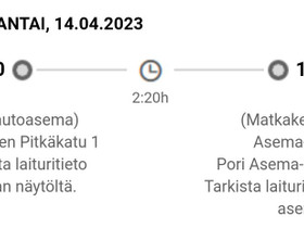 14.4 Turku-Pori Onnibus lippu, Matkat, risteilyt ja lentoliput, Matkat ja liput, Turku, Tori.fi 14.4 Turku-Pori Onnibus lippu, Matkat, risteilyt ja lentoliput, Matkat ja liput, Turku, Tori.fi