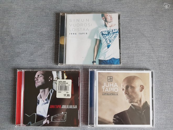 3kpl Juha Tapio CD, Musiikki cd...