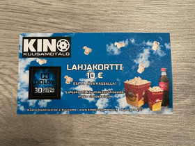 Lahjakortti elokuvaan, Keikat, konsertit ja tapahtumat, Matkat ja liput, Kuusamo, Tori.fi Lahjakortti elokuvaan, Keikat, konsertit ja tapahtumat, Matkat ja liput, Kuusamo, Tori.fi