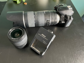 Nikon 3400D ja linssit, Kamerat, Kamerat ja valokuvaus, Kemijärvi, Tori.fi Nikon 3400D ja linssit, Kamerat, Kamerat ja valokuvaus, Kemijärvi, Tori.fi