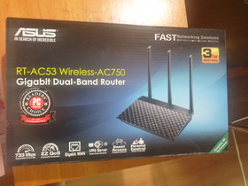 ASUS RT-AC53 AC750 Dual Band WiFi-reititin, Verkkotuotteet, Tietokoneet ja lisälaitteet, Rauma, Tori.fi ASUS RT-AC53 AC750 Dual Band WiFi-reititin, Verkkotuotteet, Tietokoneet ja lisälaitteet, Rauma, Tori.fi