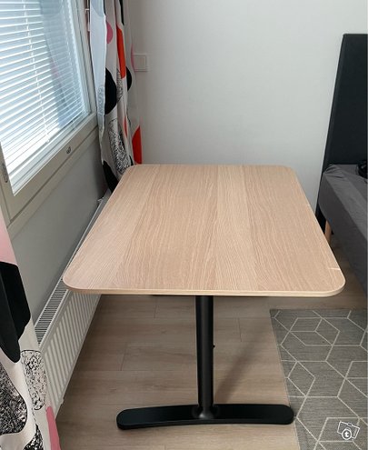 Ikea Bekant säädettävä työpöytä 120x80cm, ...