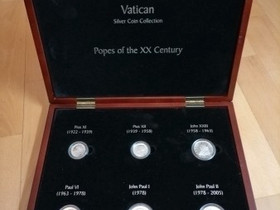 Popes of the XX Century - Vatican Silver Coin, Rahat ja mitalit, Kerily, Seinjoki, Tori.fi