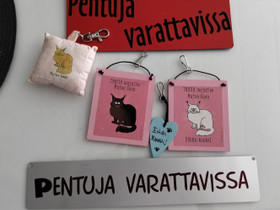 Kylttejä, kissa-aiheisia, Kissojen tarvikkeet, Lemmikkieläimet, Pori, Tori.fi Kylttejä, kissa-aiheisia, Kissojen tarvikkeet, Lemmikkieläimet, Pori, Tori.fi