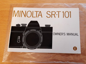 Minolta SRT101 User Manual, Kamerat, Kamerat ja valokuvaus, Seinäjoki, Tori.fi Minolta SRT101 User Manual, Kamerat, Kamerat ja valokuvaus, Seinäjoki, Tori.fi