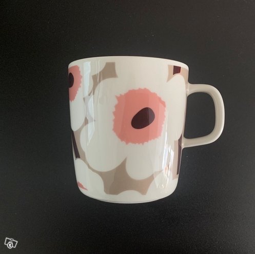 Marimekko Unikko muki 4DL, Kahv...