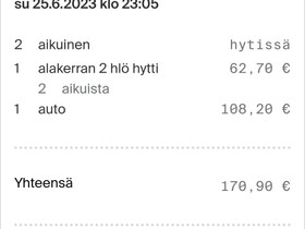 Junalippu Tampere - Rovaniemi 25.6. (auto+hytti), Matkat, risteilyt ja lentoliput, Matkat ja liput, Kaarina, Tori.fi