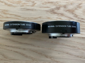 Kooka extension tube 20mm ja 12mm Nikon F-mount, Valokuvaustarvikkeet, Kamerat ja valokuvaus, Riihimäki, Tori.fi Kooka extension tube 20mm ja 12mm Nikon F-mount, Valokuvaustarvikkeet, Kamerat ja valokuvaus, Riihimäki, Tori.fi