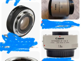 Telejatke Canon EOS / EF-S, Objektiivit, Kamerat ja valokuvaus, Varkaus, Tori.fi Telejatke Canon EOS / EF-S, Objektiivit, Kamerat ja valokuvaus, Varkaus, Tori.fi