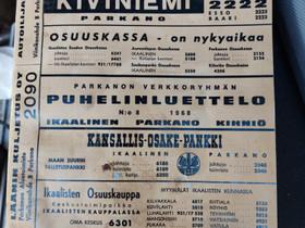 Parkanon puhelinluottelo -68, Muut, Parkano, Tori.fi