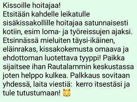 Kissoille satunnaista hoitajaa!, Palvelut, Rautalampi, Tori.fi