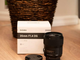 Sigma 35mm f/1.4 A DG HSM, Objektiivit, Kamerat ja valokuvaus, Mustasaari, Tori.fi