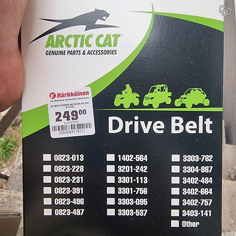 Arctic cat hihna, kuva 1