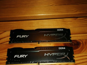Kingston Hyperx Fury ddr4 2133 16gb, Komponentit, Tietokoneet ja lisälaitteet, Kurikka, Tori.fi