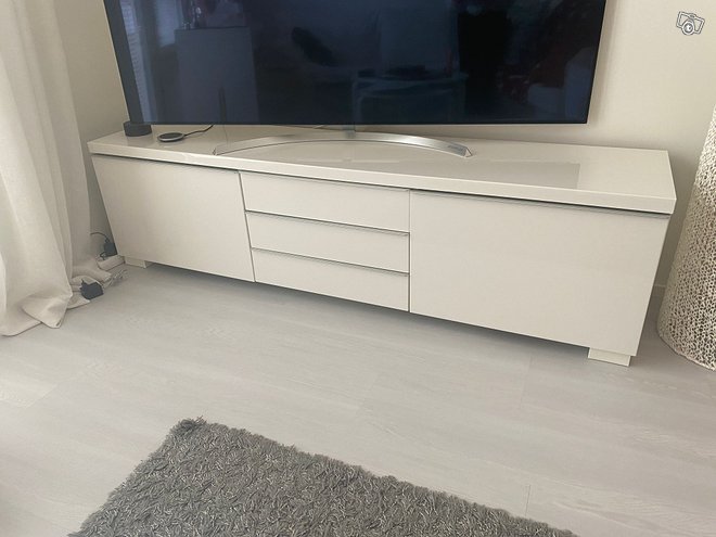 TV-taso Ikea Bestå Burs, Hyllyt...