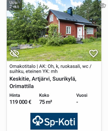 Ok/mökki, iso piharakennus vapaa-ajan viettoon,...