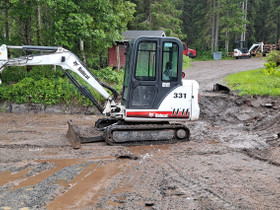 Minikaivuri bobcat 331, Kaivinkoneet ja maanrakennus, Kuljetuskalusto ja raskas kalusto, Paltamo, Tori.fi