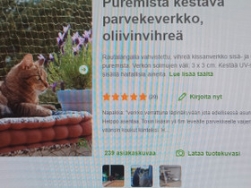 Kissanverkko+tangot, Kissojen tarvikkeet, Lemmikkieläimet, Mikkeli, Tori.fi