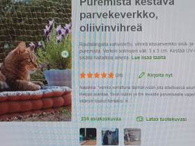 Kissanverkko+tangot, Kissojen tarvikkeet, Lemmikkieläimet, Mikkeli, Tori.fi Kissanverkko+tangot, Kissojen tarvikkeet, Lemmikkieläimet, Mikkeli, Tori.fi