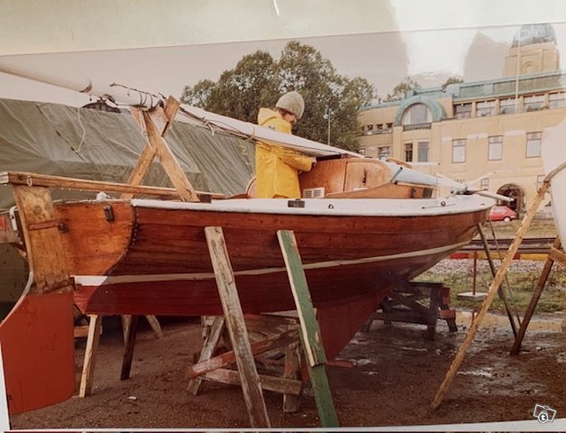 Puinen purjevene 1960-luvulta 3