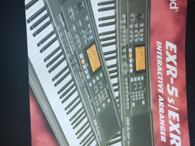 Roland EXR-5s/EXR-3s alkup. ohjekirja, Pianot, urut ja koskettimet, Musiikki ja soittimet, Siilinjärvi, Tori.fi Roland EXR-5s/EXR-3s alkup. ohjekirja, Pianot, urut ja koskettimet, Musiikki ja soittimet, Siilinjärvi, Tori.fi