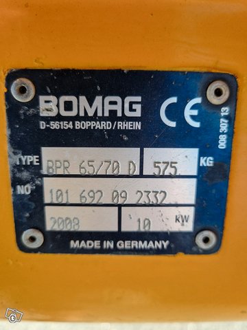 Bomag BPR 65/70D maantiivistäjä 4