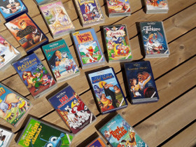 Disney VHS kasetit, Kotiteatterit ja DVD-laitteet, Viihde-elektroniikka, Pori, Tori.fi