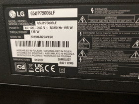 Lg tv. 65 tuuman, Televisiot, Viihde-elektroniikka, Kuopio, Tori.fi Lg tv. 65 tuuman, Televisiot, Viihde-elektroniikka, Kuopio, Tori.fi