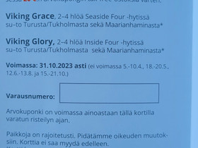 Vikin Line risteily etuseteli, Matkat, risteilyt ja lentoliput, Matkat ja liput, Hyvinkää, Tori.fi