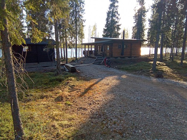 Mökki lohestajalle tornionjoella, kuva 1