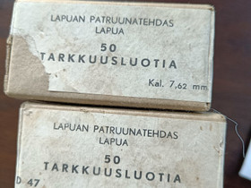 Lapua 12 g D47 7.62 luoti, Aseet ja patruunat, Metsästys ja kalastus, Lappeenranta, Tori.fi Lapua 12 g D47 7.62 luoti, Aseet ja patruunat, Metsästys ja kalastus, Lappeenranta, Tori.fi