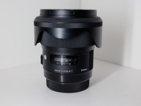 Sigma 24mm f/1.4 Art Canon EF, Objektiivit, Kamerat ja valokuvaus, Vantaa, Tori.fi