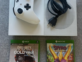 Xbox one S + Pelit ja kuulokkeet, Pelikonsolit ja pelaaminen, Viihde-elektroniikka, Kemi, Tori.fi