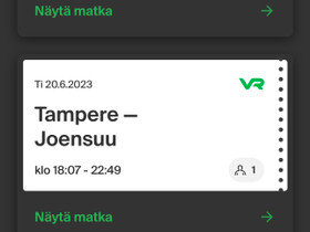 (Opiskelija) junaliput, Matkat, risteilyt ja lentoliput, Matkat ja liput, Tampere, Tori.fi